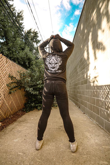 You Are More- Luchador zip-up Hoodie